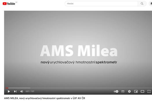 The beginning of the AMS MILEA movie