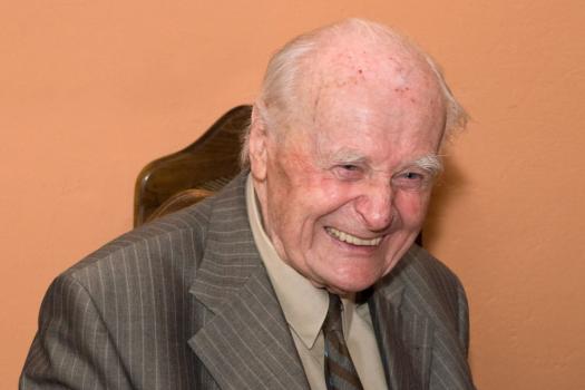 Čestmír Šimáně, the first director of NPI, at the end of his life
