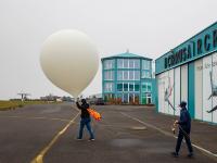 Fík balloons are lanched into the stratosphere annually