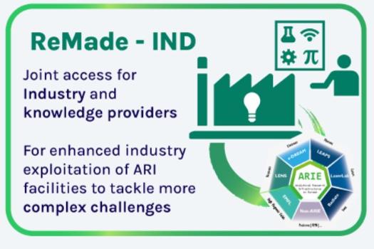ReMade-IND program is a pilot initiative of the ReMade@ARI for industry
